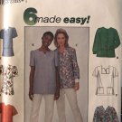 Simplicity 8351 Misses' Scrubs Top Medical Top Sewing Pattern size 20 -24