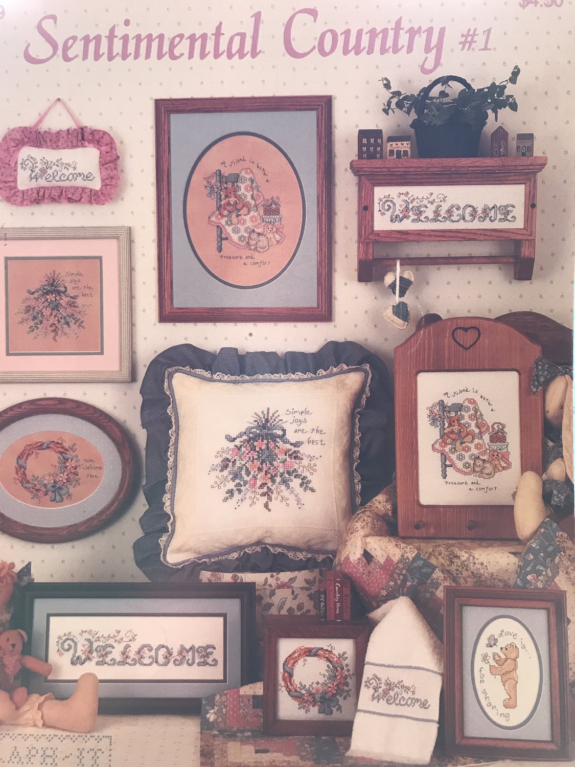 Sentimental County #1 Graph-it Arts Lynn Waters Busa BK29 Cross Stitch Pattern