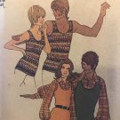 Vintage 1972 Simplicity Sewing Pattern 9892. Men's Shirt and Pullover Top Size Medium 38-40 chest
