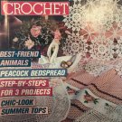 Magic Crochet Magazine 65 April 1990 doilies peacock bedspread, summer tops and more