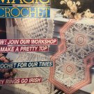 Magic Crochet Magazine 70 February 1991 Thread Crochet Home Decor Doilies Key Rings Top