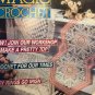 Magic Crochet Magazine 70 February 1991 Thread Crochet Home Decor Doilies Key Rings Top