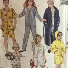 McCalls 4604  Children's Boy's and Girl's Robe and Sleepwear Sewing Pattern