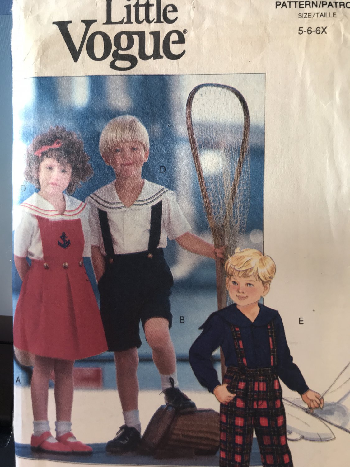 Little Vogue 8010 Child's jumper, shorts, pants and shirt size 5 6 6x