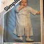 Simplicity 5955 Babies Kimono in two lengths, Booties Size Newborn Sewing Pattern