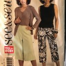 Butterick 4962 See & Sew Misses Capri Pants or Gauchos Sewing Pattern size 6 - 12 Butterick 4962 See & Sew Misses Capri Pants or Gauchos Sewing Pattern size 6 - 12