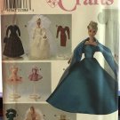 Simplicity 8481  Clothes for 11.5-inch Fashion Doll  9 Outfits Evening. Bridal Gowns