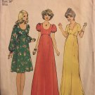 Simplicity 7245 70's Maxi Baby Doll Dress Size 12 bust 34" Sewing Pattern Uncut Simplicity 7245 70's Maxi Baby Doll Dress Size 12 bust 34" Sewing Pattern Uncut