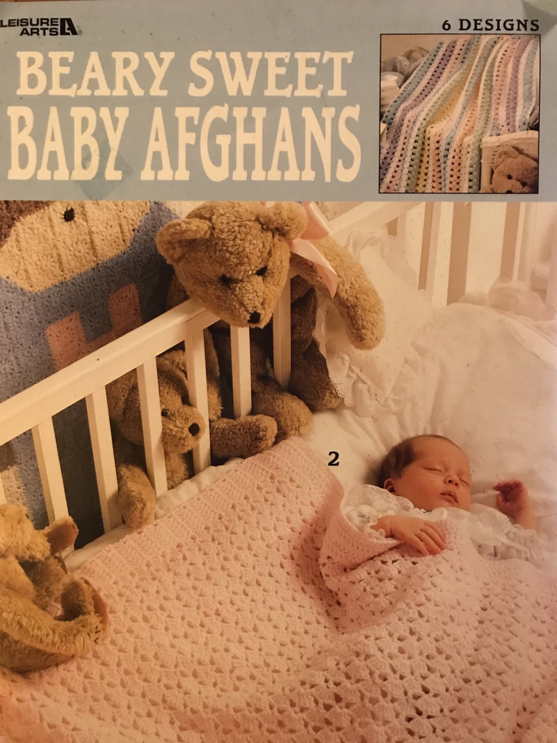 Beary Sweet Afghans Leisure Arts 2774 Baby Afghans