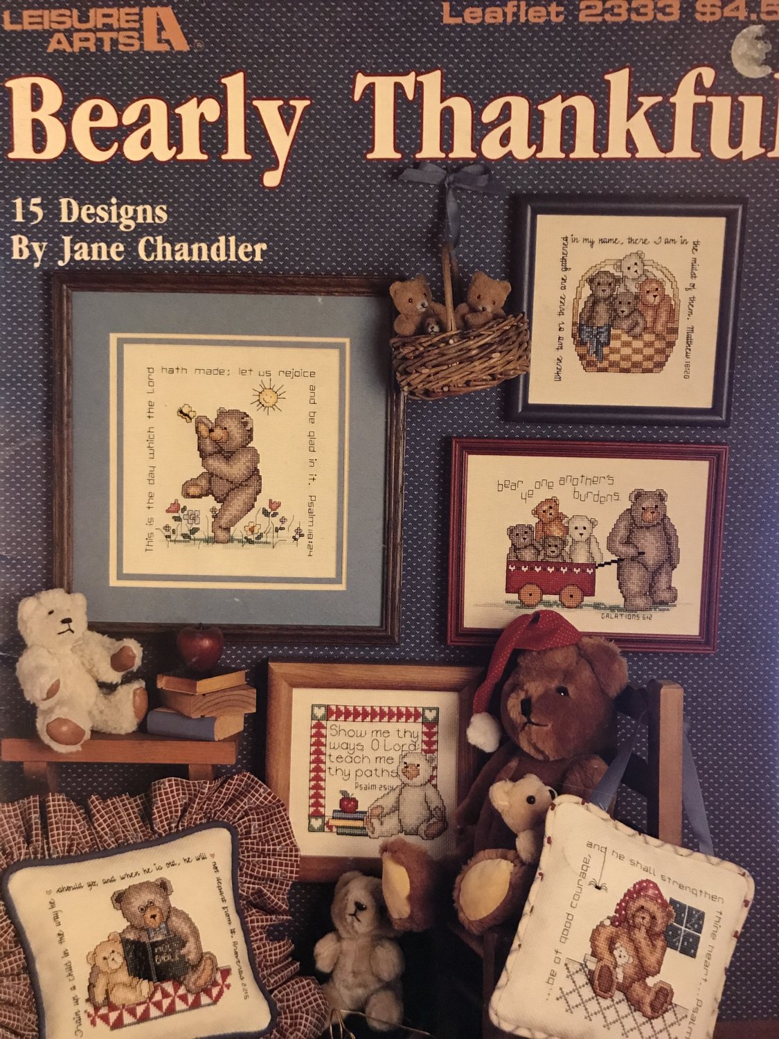 Bearly Thankful Cross Stitch Charts Leisure Arts 2333