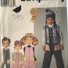 Simplicity 8896 Child's Jumpsuit, Jumper, Vest, Skirt and Top Sewing Pattern Size 3 - 8