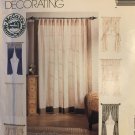 McCall's 739 Home Decorating Window Essentials, curtains, window treatments Sewing Pattern