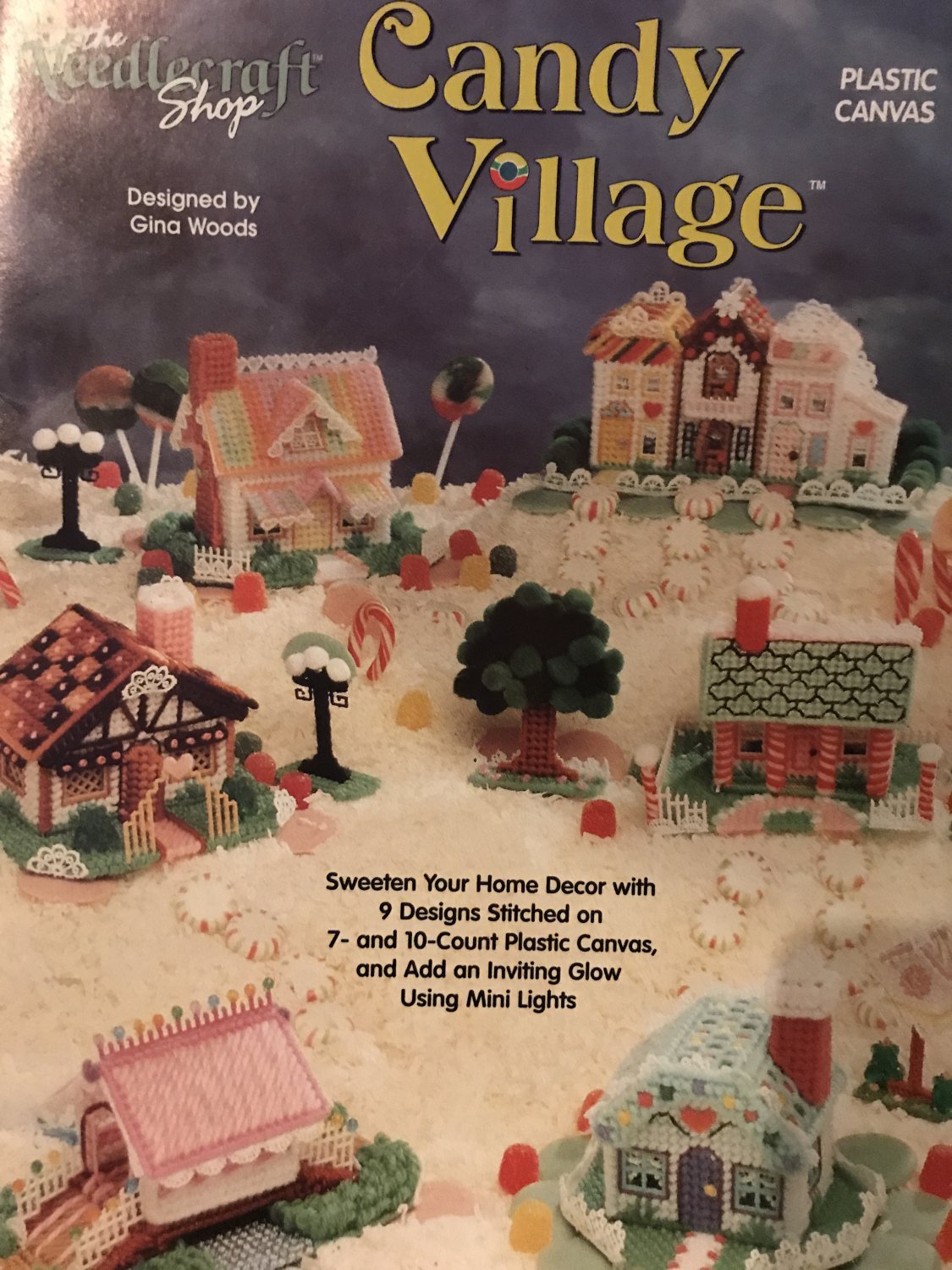 Candy Village plastic canvas patterns The Needlecraft Shop 953314