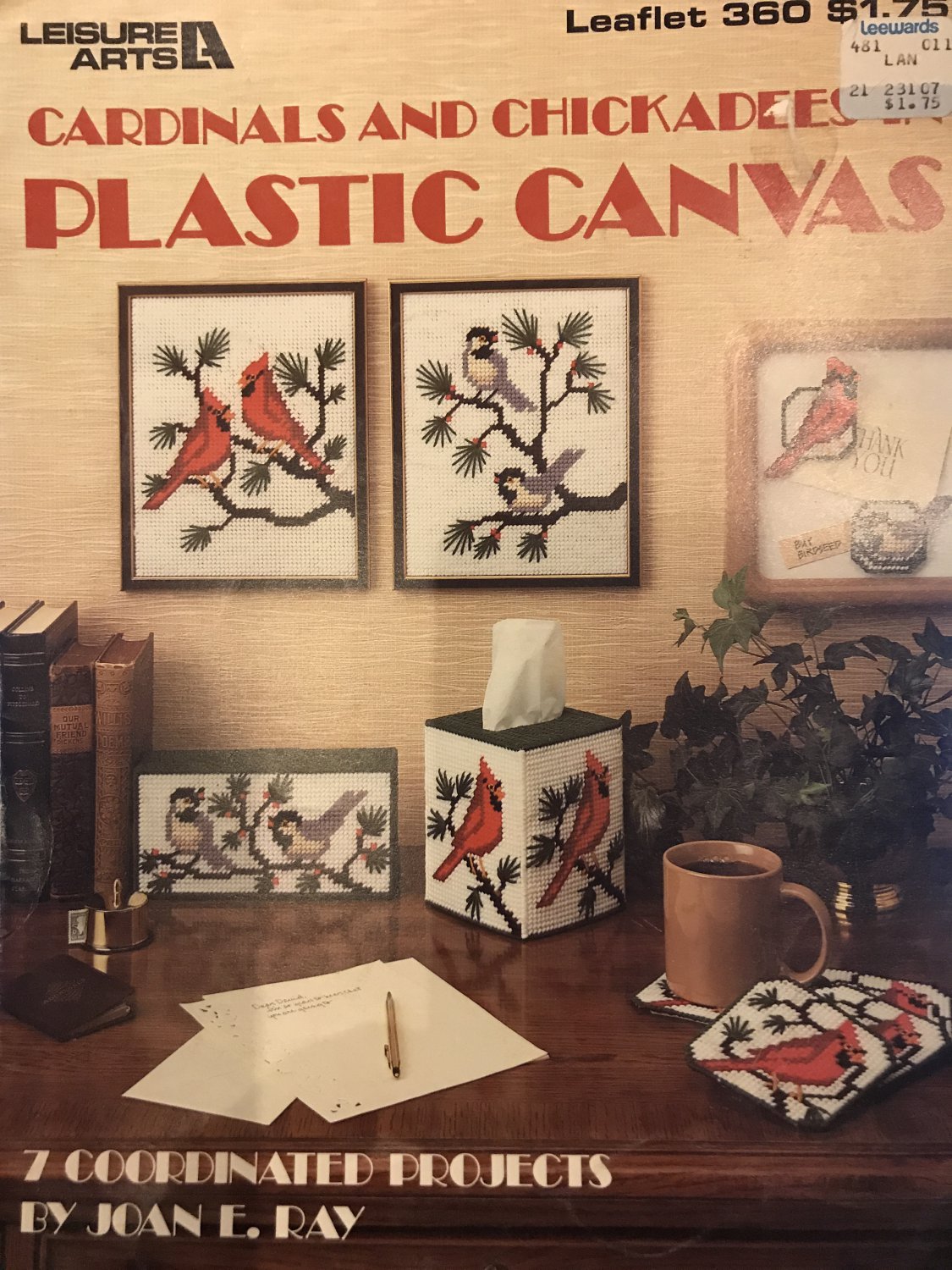 Cardinals and Chickadees in Plastic Canvas Pattern by Joan E. Ray Leisure Arts 360