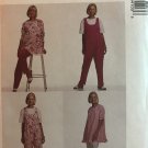 Maternity tunic, Jumpsuit in two lengths and Pants sewing pattern Size 10 12 14 McCalls 6410