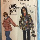 Simplicity 8286 Girls Jacket Sewing Pattern Vintage 1977 pattern Size 12 -14 with Kimono Sleeves