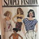 Simplicity 9627 Misses Top Bandeau and reversible wrap top Sewing Pattern Size 8 - 14 Simplicity 9627 Misses Top Bandeau and reversible wrap top Sewing Pattern Size 8 - 14