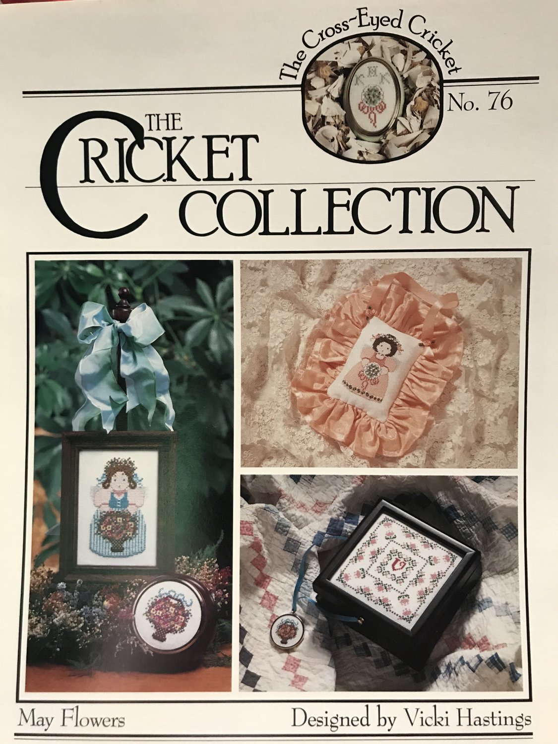 Cross Stitch Pattern The Cricket Collection No. 76 May Flowers