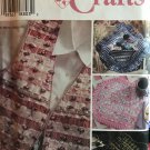 Simplicity 7074 Sewing Pattern Misses' Vest and Place Mat, Pillow, Purse and Eyeglasses Case