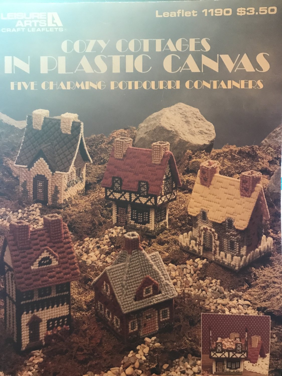 Cozy Cottages Plastic Canvas Pattern Leisure Arts 1190