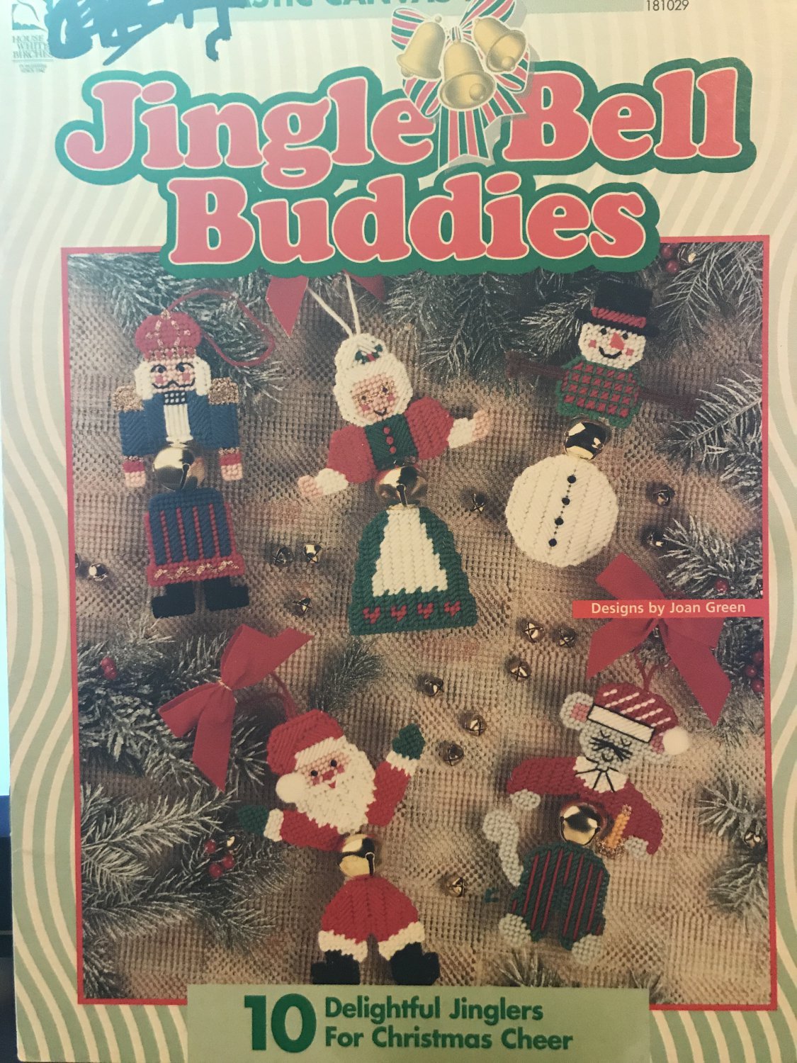 Jingle Bell Buddies Plastic Canvas Pattern 10 Designs House of White Birches 181029
