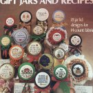 Leisure Arts leaflet 374 Gift Jars and Recipes counted cross stitch pattern