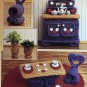 Breakfast Room VIII Annie 's Attic Crochet Fashion Doll Furniture Pattern Booklet 535b