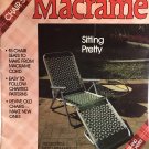 Sitting Pretty Plaid Book 8058 Macrame Lawn Chair Pattern