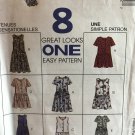 McCall's 7723 Sewing Pattern Girl's Dress Jumpsuit and Romper, 8 Great Looks Sizes 4 5 6