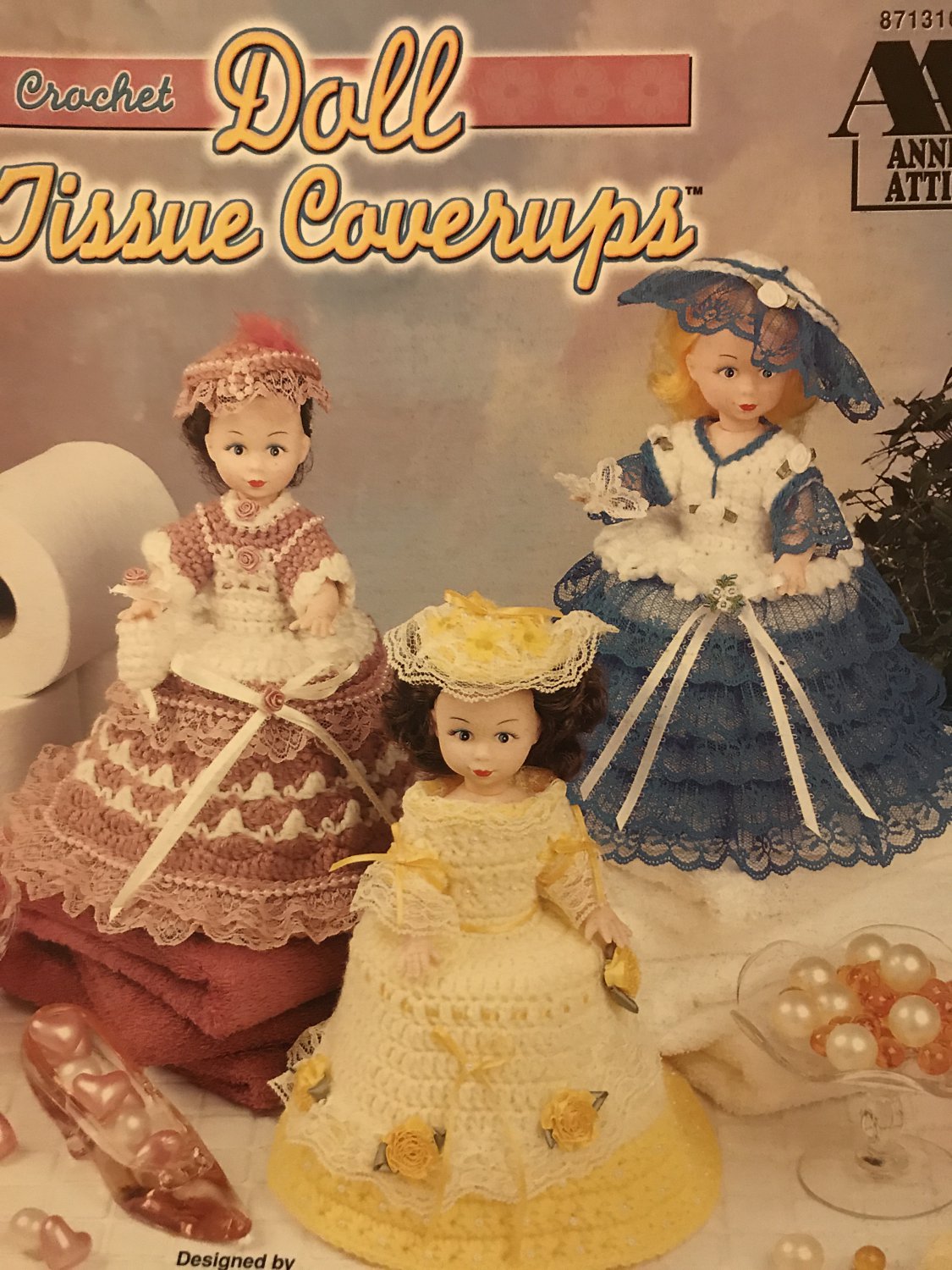 Doll Tissue Coverups Annies Attic 871316 Crochet Pattern