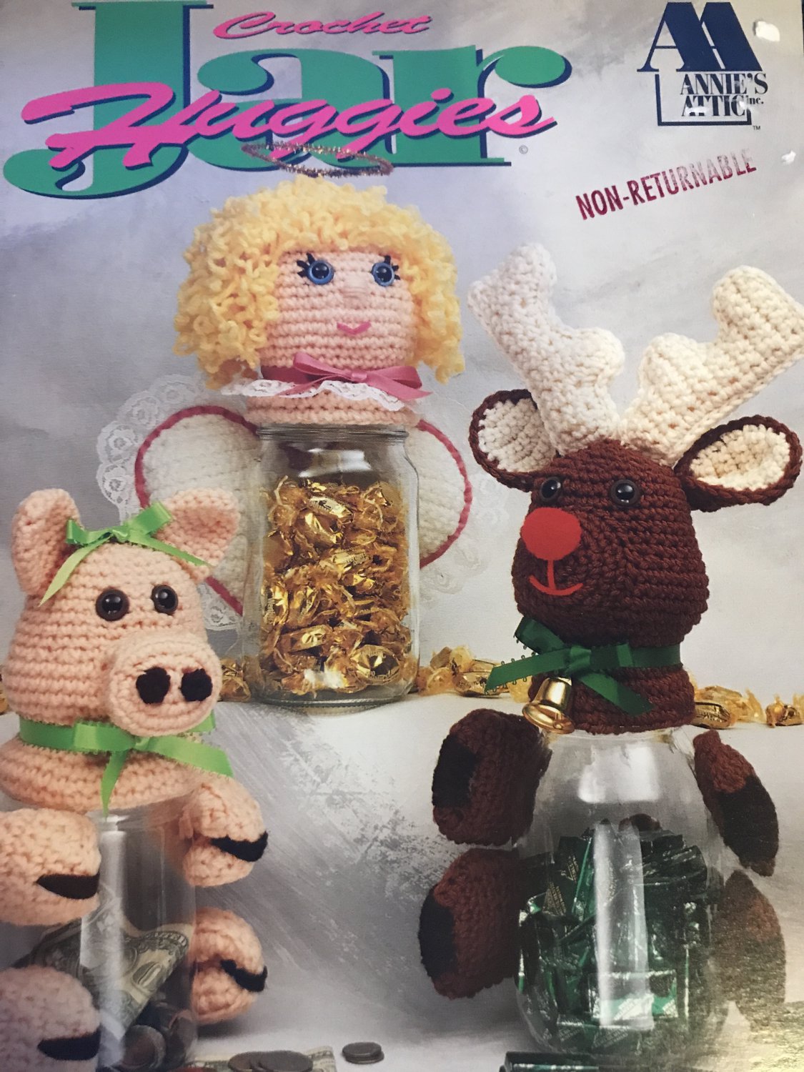 Jar Huggies Annies Attic 87J21 Crochet Pattern