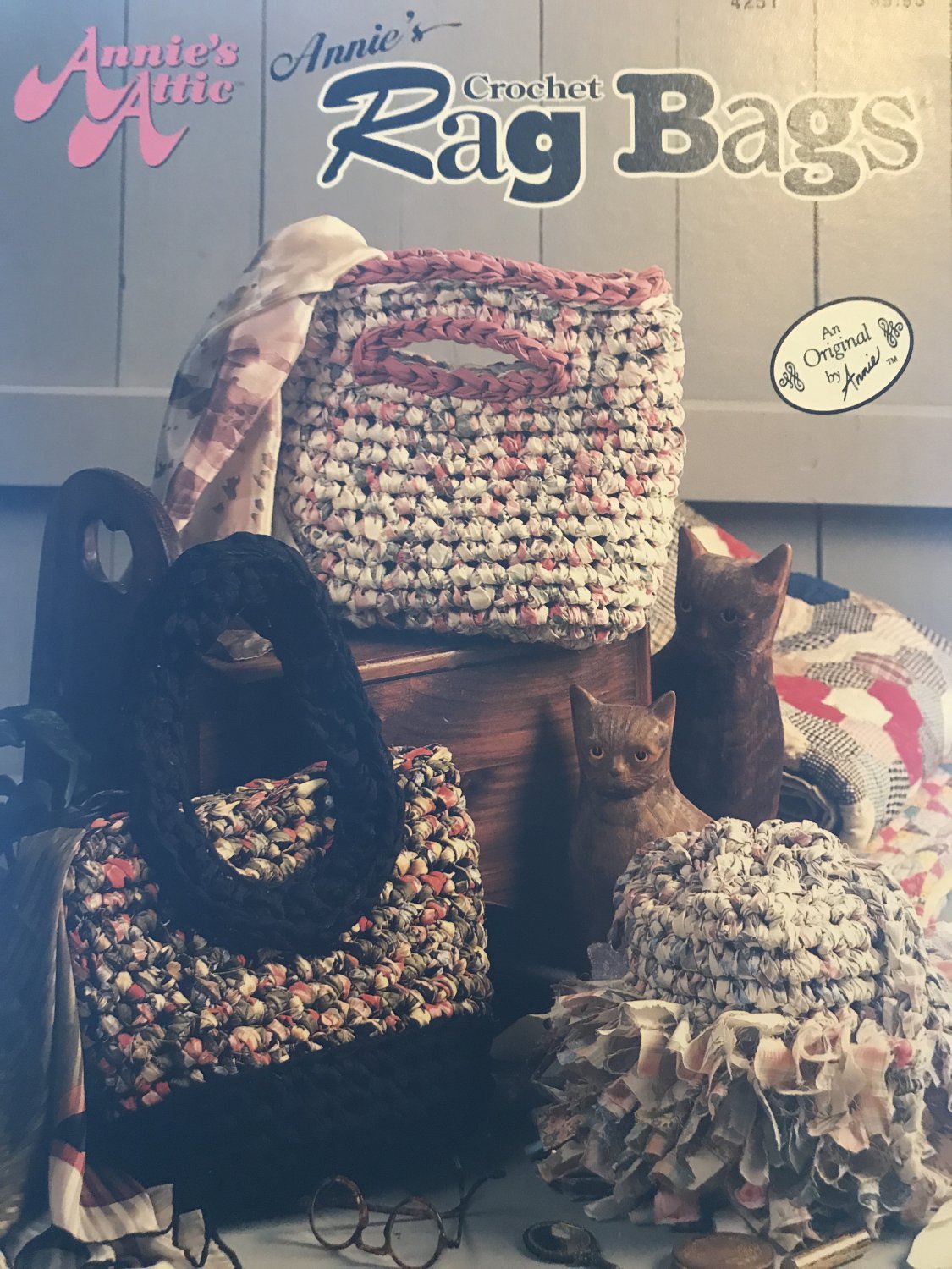 Crochet Rag Bags Annie's Attic Crochet Pattern 425T