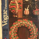 Vogue 8410 538 No Sew Ribbon Pattern Christmas Decor Mistletoe Ball, Ornaments, Wreath Vogue 8410 538 No Sew Ribbon Pattern Christmas Decor Mistletoe Ball, Ornaments, Wreath