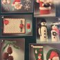 Crochet for Christmas Leisure Arts Pattern Booklet 81 stocking snowflakes Santa