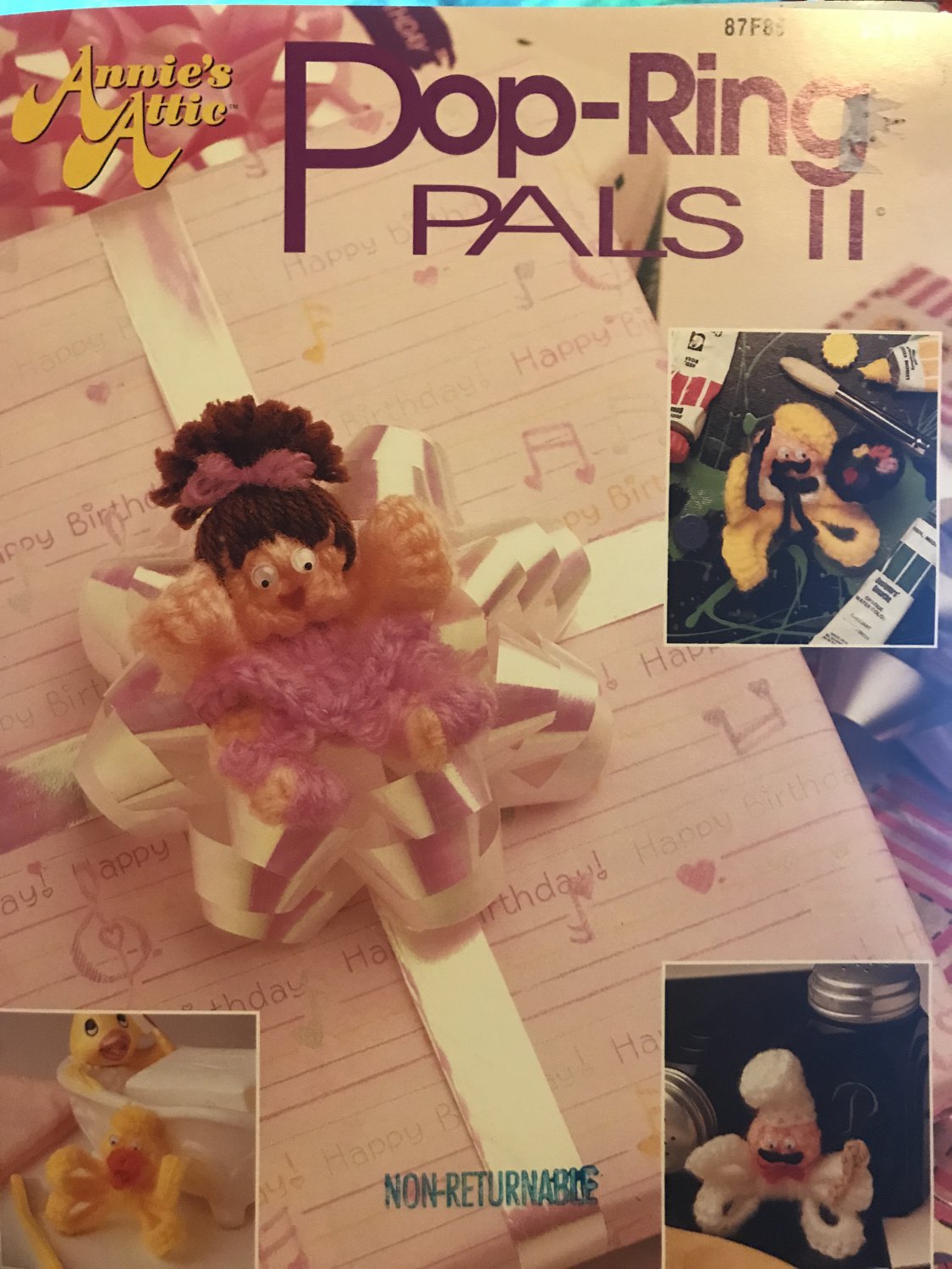 Pop-Ring Pals Annies Attic 87F85 Crochet Pattern