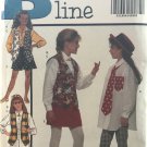 Butterick 6362 Girls' Shirt, Vest, Shorts and Leggings Sewing Pattern size 7 8 10
