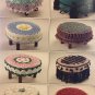 Fancy Footstools Annies Attic 874110 Crochet Pattern