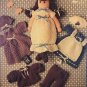 Samantha Doll and Wardrobe Leisure Arts 674 Crochet Pattern Leaflet Anne Halliday