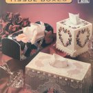 Victorian Bouquet Tissue Boxes Plastic Canvas Pattern Annies Attic 87W52