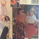 Misses Circular Skirt Butterick 4938 Vintage Sewing Pattern Size 12 14 16