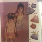 McCall's 2779 Toddlers' Dress Top Panties and Headband Sewing Pattern size 2 3 4