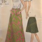 Vogue 7217 Maxi Skirt, Mini Skirt and Knee Length Sewing Pattern Size 26" Waist, 36" Hip