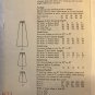 Vogue 7217 Maxi Skirt, Mini Skirt and Knee Length Sewing Pattern Size 26" Waist, 36" Hip