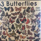 63 Butterflies One Nighters Cross Stitch Pattern Jeanette Crews Designs #440