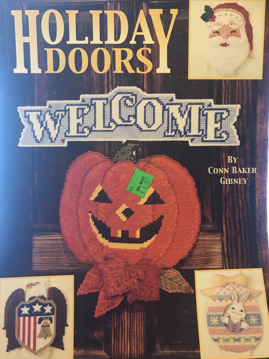 Holiday Doors in Plastic Canvas Leisure Arts 1634 Door decor for every holiday!