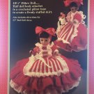 Peppermint Candy Pillow Doll or Bed Doll Crochet Pattern Fibre Craft FCM162