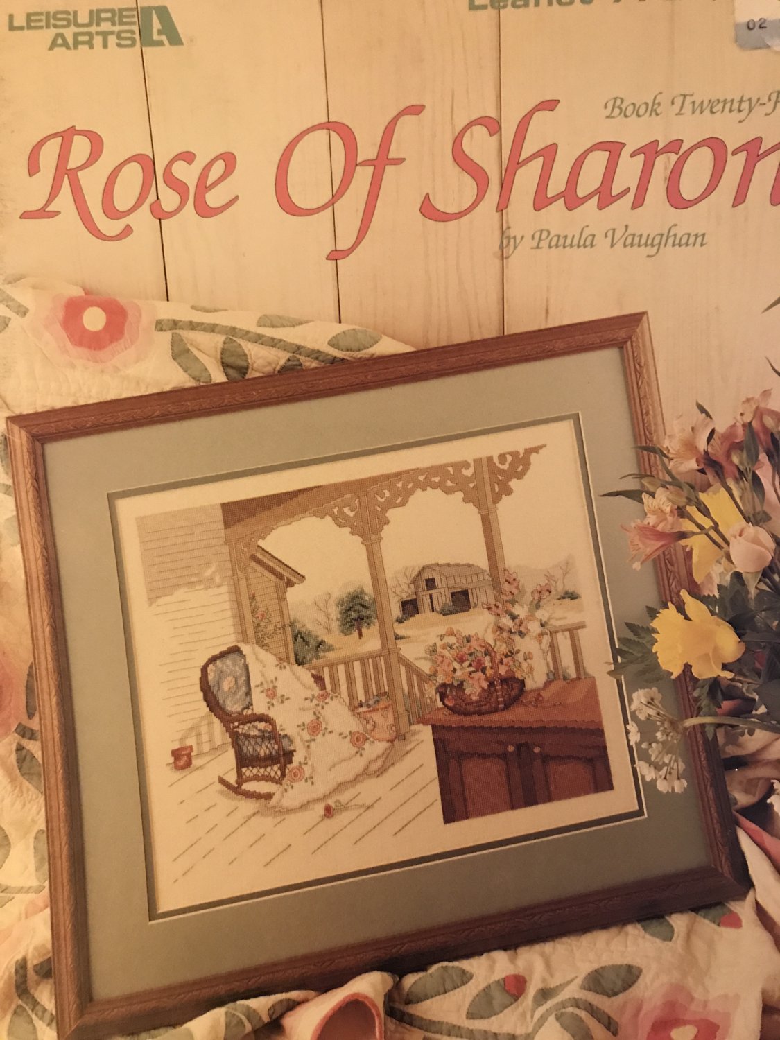 Leisure Arts Rose of Sharon Counted Cross Stitch Leaflet 776 by Paula Vaughn