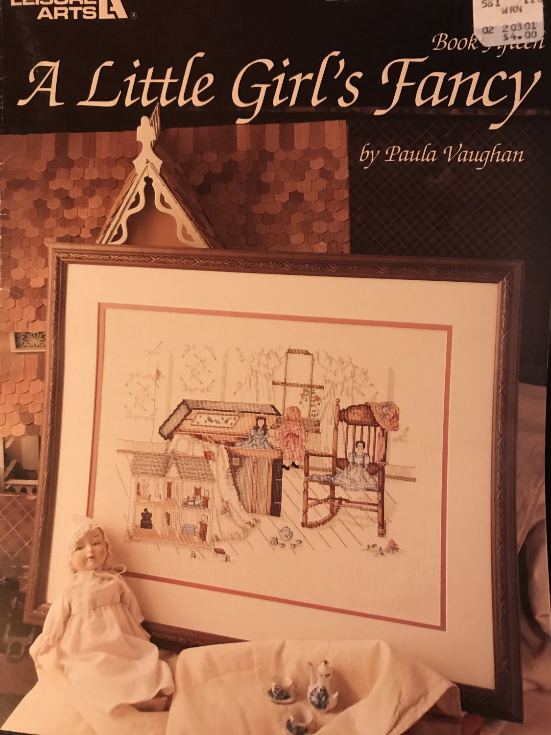 Leisure Arts Little Girls Fancy Counted Cross Stitch Leaflet 631 by Paula Vaughn