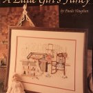 Leisure Arts Little Girls Fancy Counted Cross Stitch Leaflet 631 by Paula Vaughn