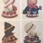 Holiday Broom Dolls to Crochet from Maggie's Crochet 8 designs using bedspread cotton thread